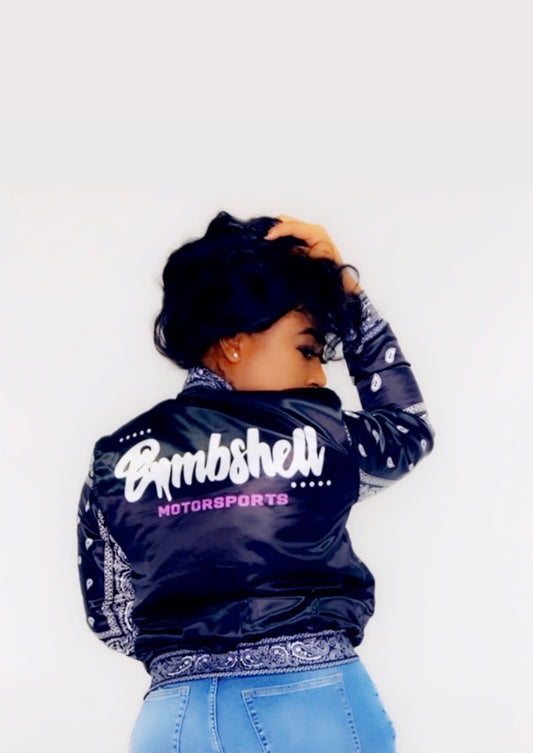 SATIN BOMBER JACKET